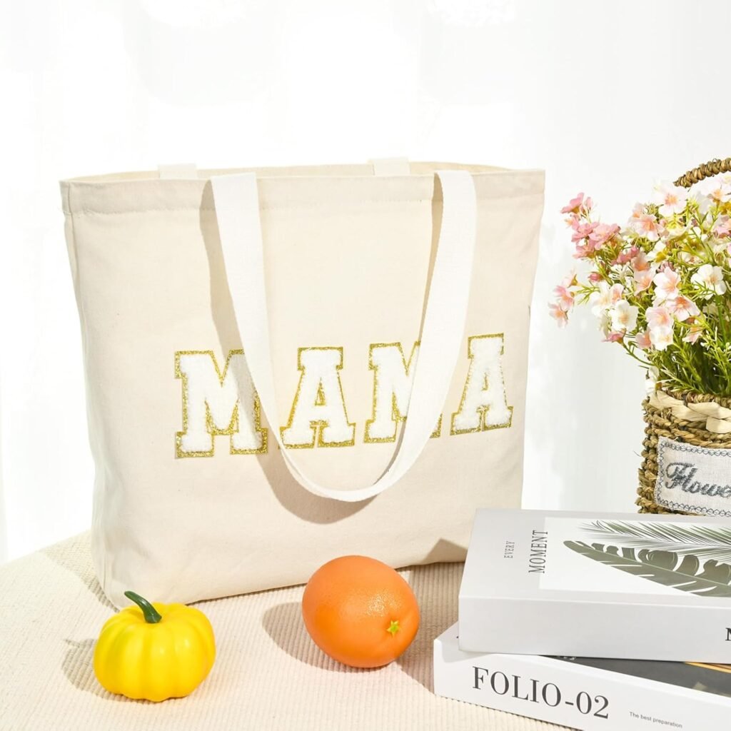 Mom Mama Bag Mother Gifts New Mom gifts Birthday Gifts for Mom Hospital Tote Bag Women Labor Delivery Bag Pregnant Mom Gift Soccer Mom Essentials Pregnancy Must Haves Mom Bags for Everyday Shopping