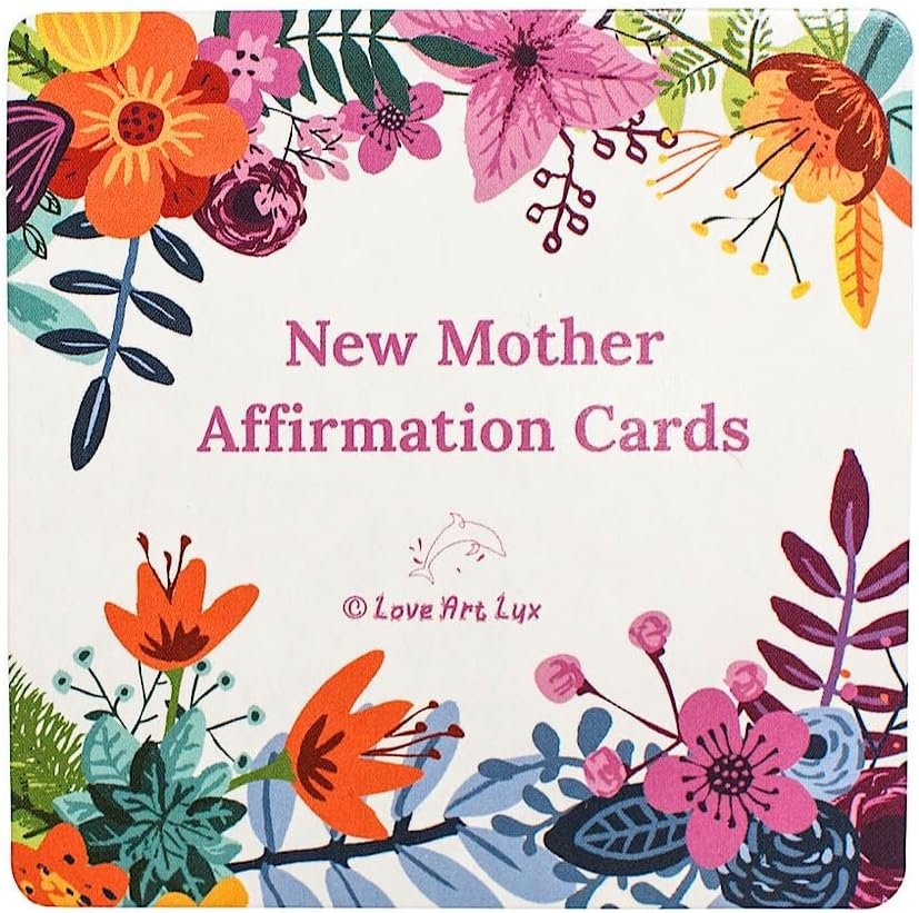 New Mother Gifts - Positive Affirmation Cards to Support New Mom. Postpartum Gifts for Mom, Gifts for New Mom After Birth, New Mom Essentials, New Mom Gift