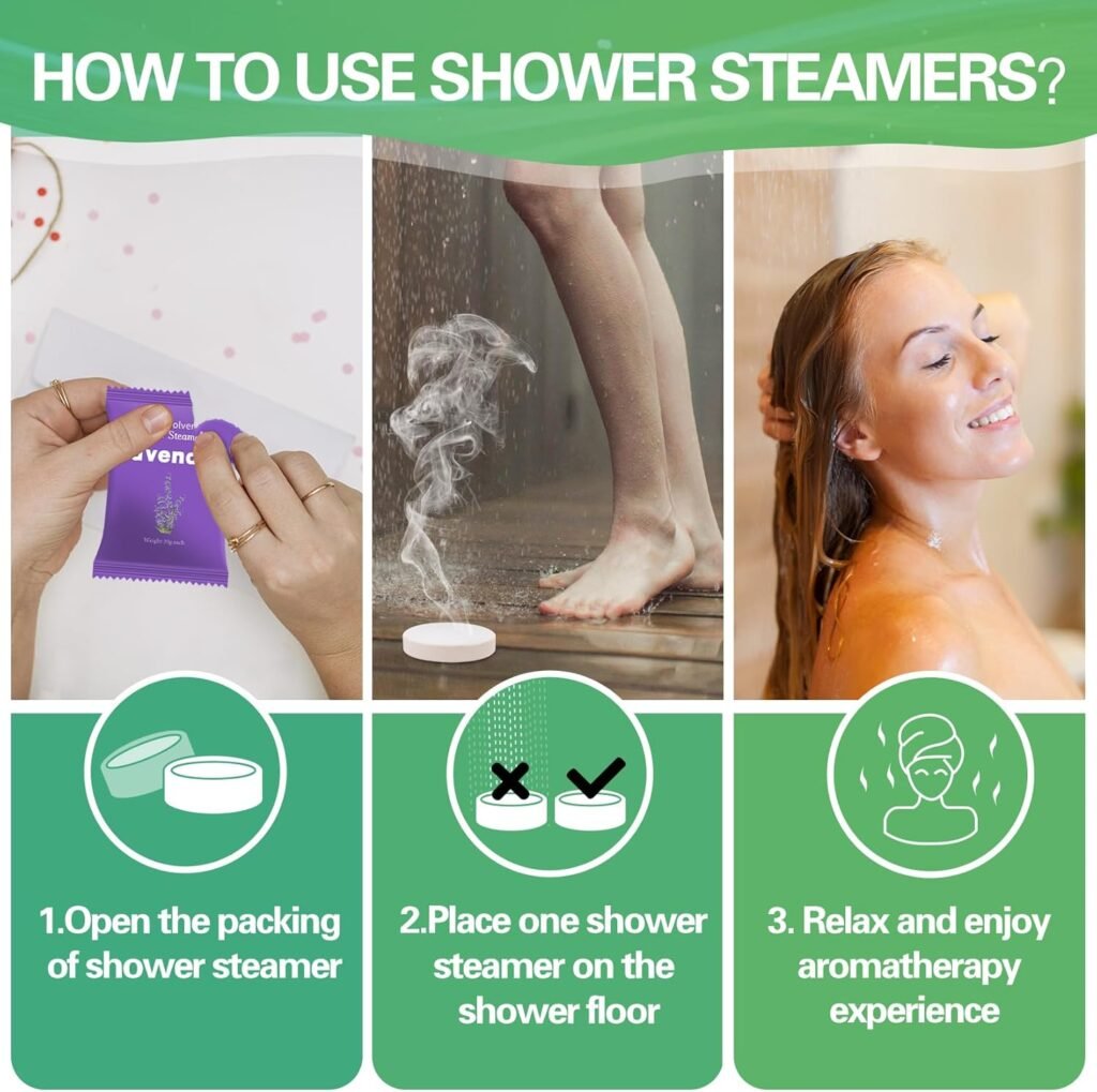 Shower Steamers Aromatherapy 18 Pack Gifts for Women, with Eucalyptus Lavender Mint Grapefruit Cocoa Orange Citrus Grove Essential Oils Self Care Relief Relax Christmas Birthday Gifts for Women, Mom